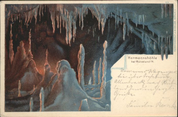 Ruebeland Harz Hermannshöhle Tropfstein