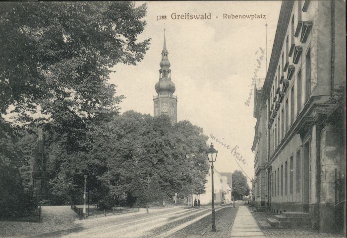 Greifswald Mecklenburg Vorpommern Rubenowplatz