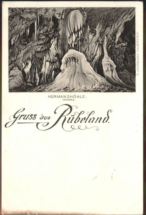 Ruebeland Harz Hermannshöhle Tropfstein