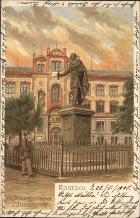 Rostock Blücherdenkmal Universität