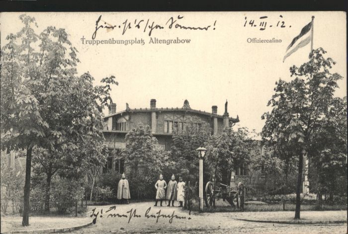 Altengrabow Truppenübungsplatz Offizierskasino