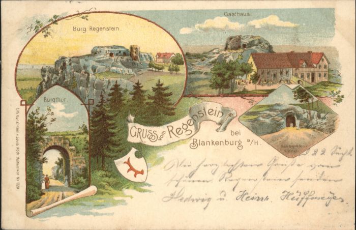 Blankenburg Harz Burg Regenstein Gasthaus