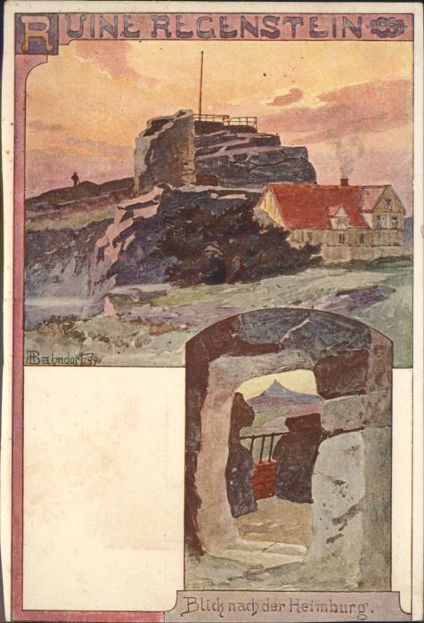 Regenstein Sachsen Ruine Regenstein Heimburg