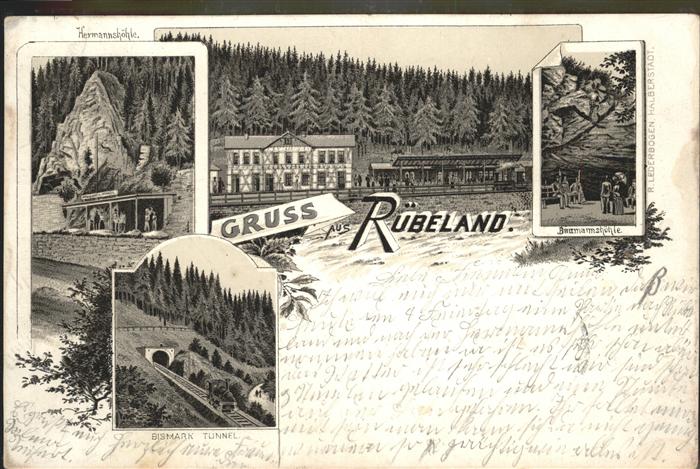 Ruebeland Harz Baumannshöhle Bismarcktunnel