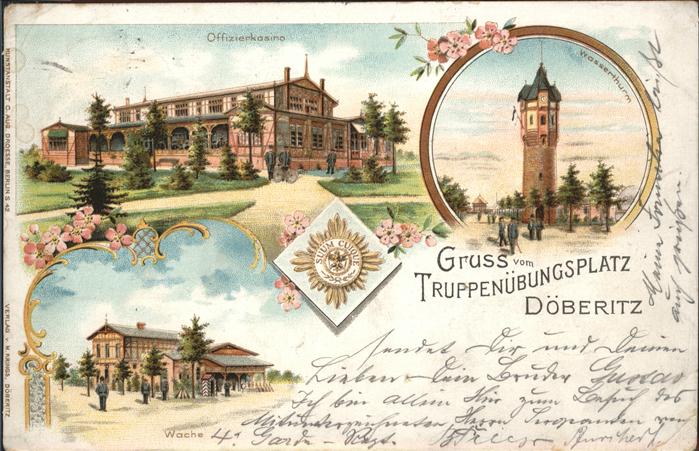 Doeberitz Truppenuebungsplatz Truppenübungsplatz Offizierkasino Wache