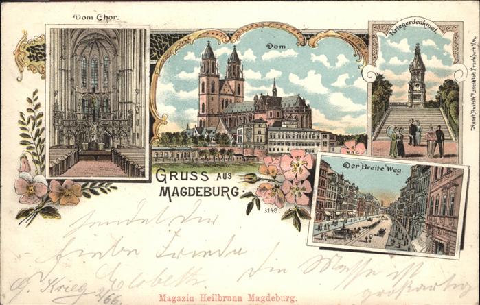 Magdeburg Dom Chor Kriegerdenkmal Breiteweg