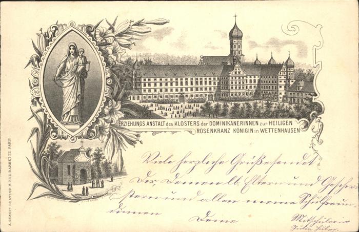 Wettenhausen Erziehungsanstalt Kloster