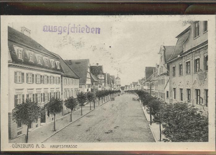 Guenzburg Bayern Hauptstrasse