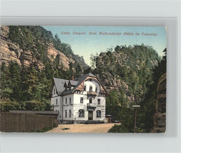 Waltersdorfer Muehle Mühle Polenztal