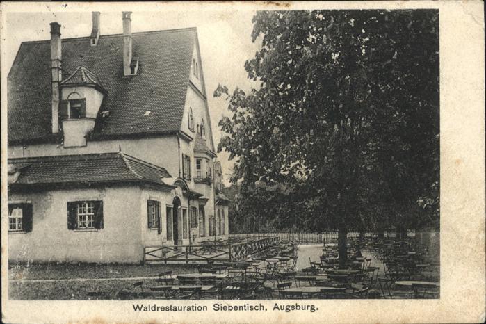 AUGSBURG  CITY Wald Restaurant Siebentisch