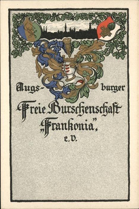 AUGSBURG  CITY Freie Burgschaften Frankonia