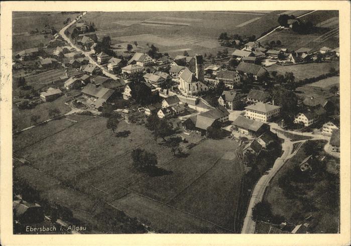 Ebersbach Marktoberdorf Fliegeraufnahme