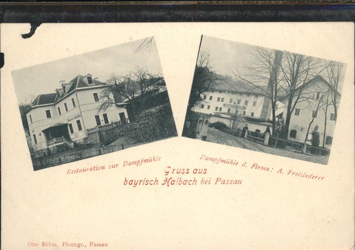 Bayrisch Haibach Dampfmühle Restaurant