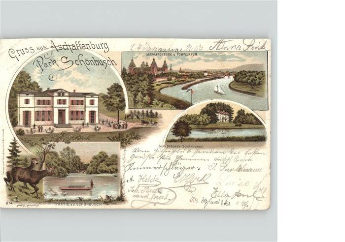 Aschaffenburg Main Park Schönbusch Reh