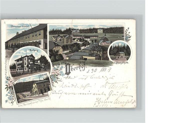 Oberhof Thueringen Obere Schweizerhütte Bahnhof Kurhaus