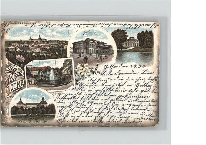 Gotha Thueringen Hoftheater Museum Schlossberg Schloss F