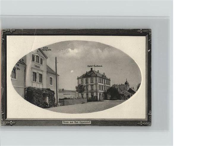 Bad Oppelsdorf Opolno Zdroj Hotel Kurhaus Villa Heilquelle
