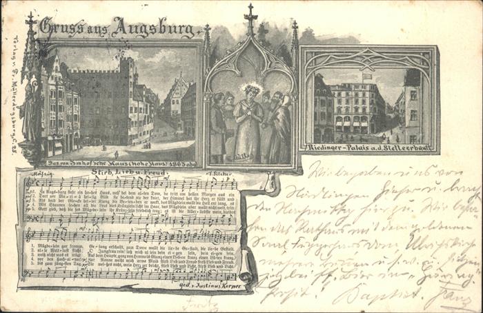 Augsburg Riedlinger Palais Lied