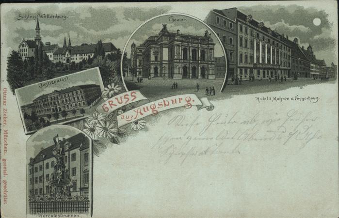 Augsburg Theater Schloss Wöllenburg Justizpalast