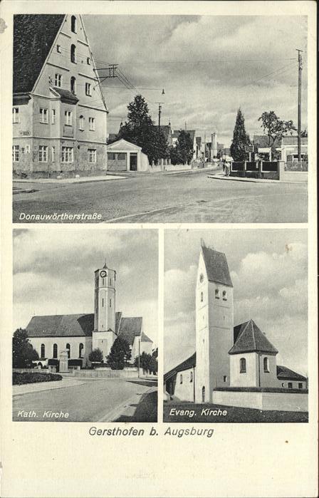 Gersthofen Donauwörthstrasse Kirche