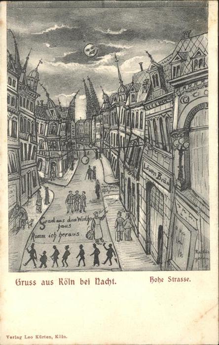 Koeln Rhein Hohe Strasse