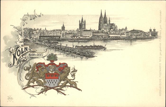 Koeln Rhein Wappen Schiff