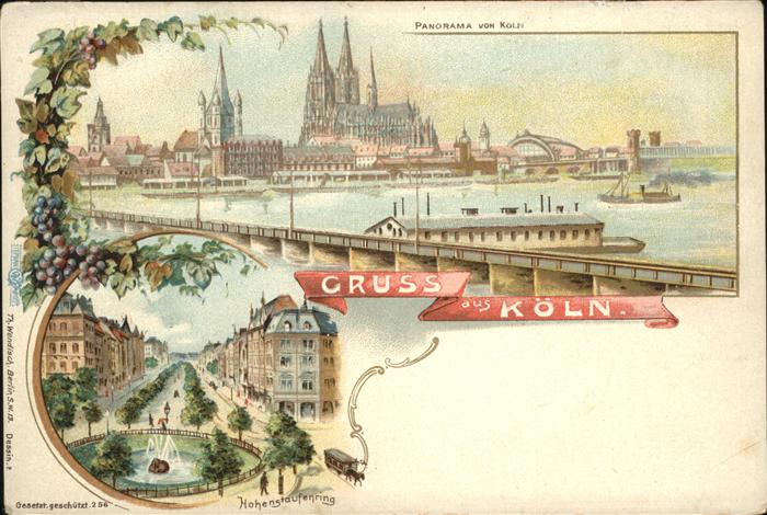 Koeln Rhein Hohenstaufenring