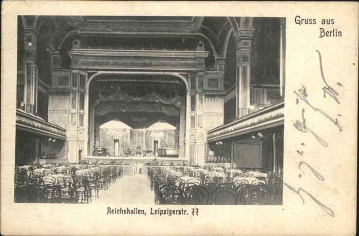 Berlin Reichshallen Leipzigerstrasse