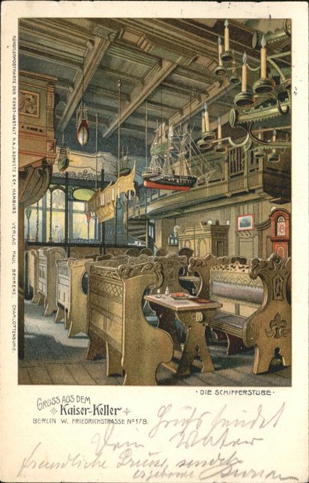 Berlin Kaiser Keller Schifferstube