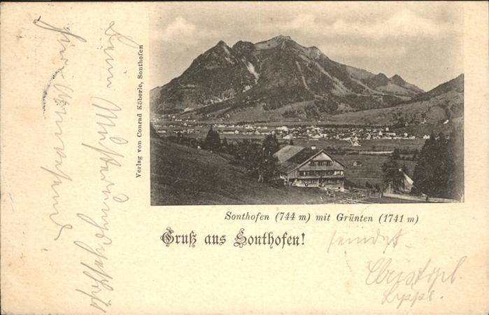 Sonthofen Oberallgaeu Grünten
