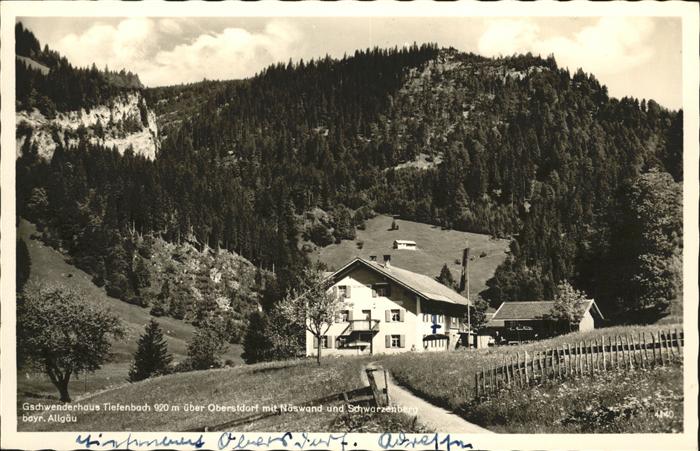Tiefenbach Oberstdorf Gschwenderhaus Schwarzenberg