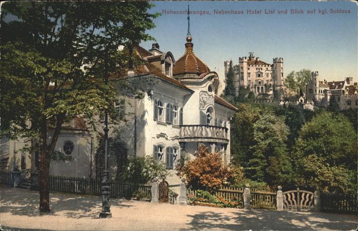 Hohenschwangau Nebenhaus Hotel Lisl Schloss