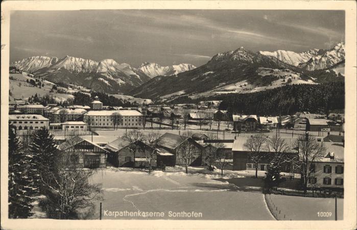 Sonthofen Oberallgaeu Karpathenkaserne