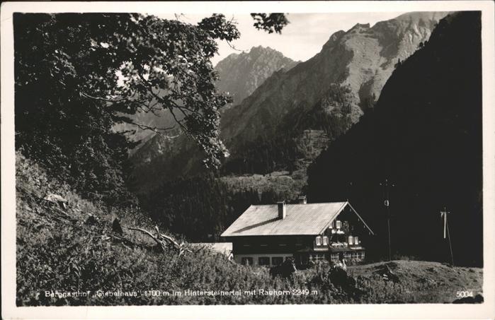 Hinterstein Bad Hindelang Berg Gasthof Giebelhaus