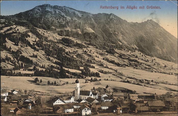Rettenberg Oberallgaeu Grünten