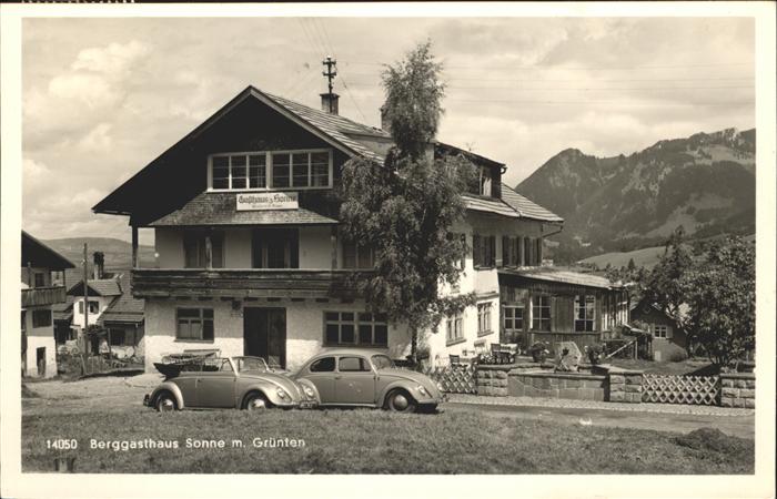 Sonthofen Oberallgaeu Gasthaus Sonne Grünten