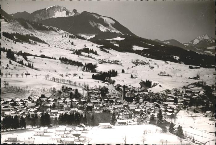 Nesselwang Allgaeu Bayern Fliegeraufnahme