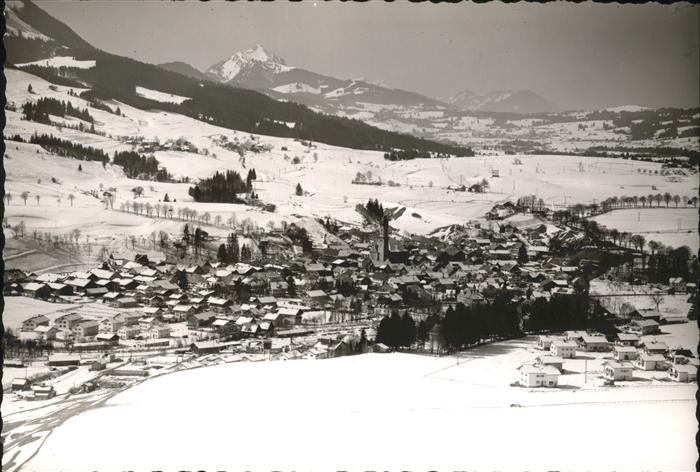 Nesselwang Allgaeu Bayern Fliegeraufnahme