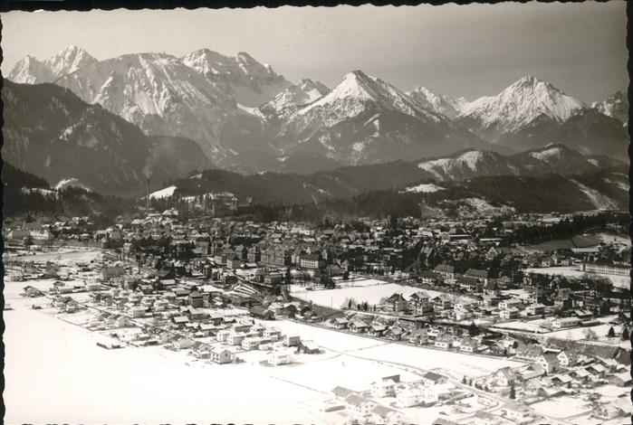 Fuessen Fliegeraufnahme