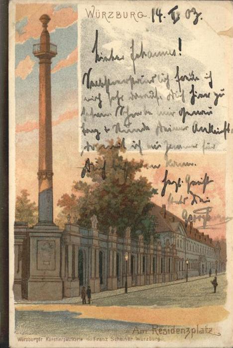 Wuerzburg Residenzplatz