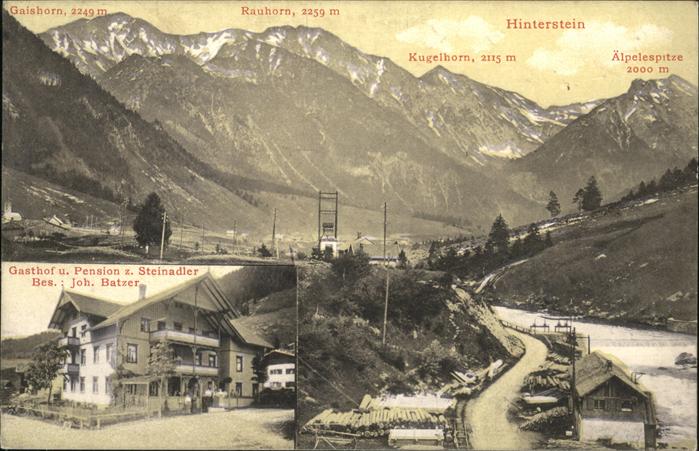 Hinterstein Bad Hindelang Gasthof Pension  Steinadler