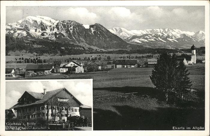 Niedersonthofen Ekarts Gasthaus Rössle