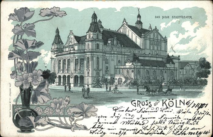 Koeln Rhein Stadttheater Kutsche