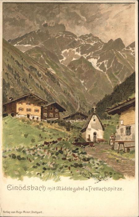 Einoedsbach Mädelegabel trettachspitze