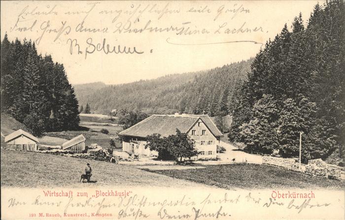 Oberkuernach Wirtschaft zum Blockhäusle