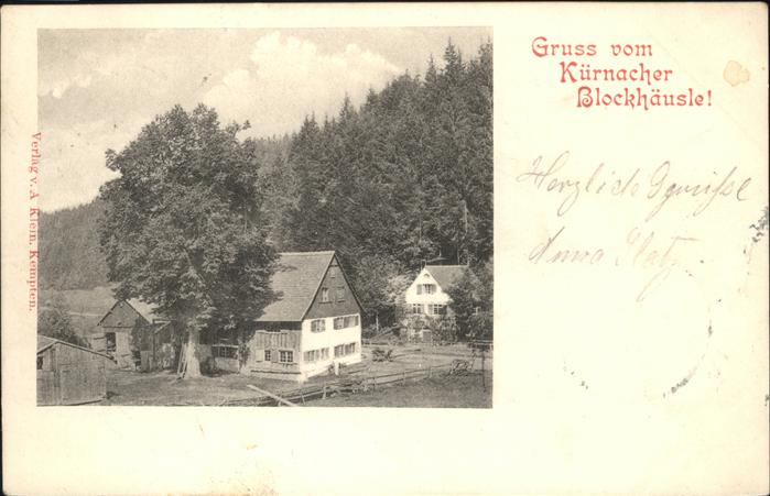 Buchenberg Immenstadt Kürnacher Blockhäusle