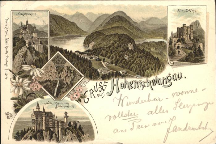 Hohenschwangau Schloss  Neuschwanstein