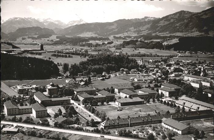 Sonthofen Oberallgaeu Fliegeraufnahme