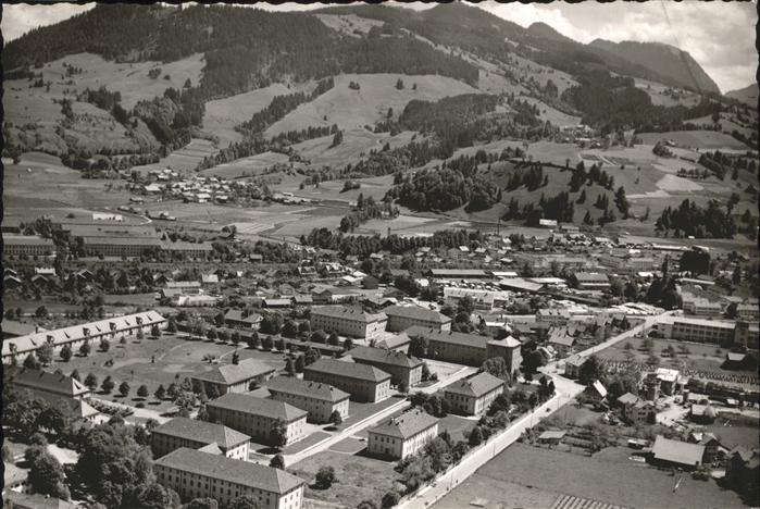 Sonthofen Oberallgaeu Fliegeraufnahme