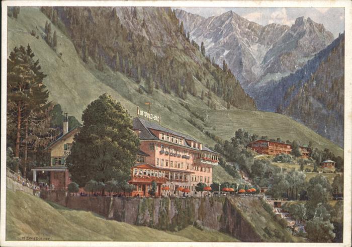 Diemer Zeno Litho Luitpold Bad Künstler Zeno Diemer